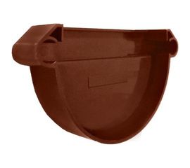 Заглушка желоба универсальная, коричневый 13585 