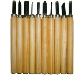 Набор резцов по дереву SKRAB 10пр 24163 