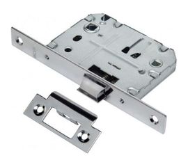 Сантехническая защелка с корп,с отверстием для ручки и зав,межос.70мм, хр.бл PUERTO INLB 1070 C 