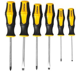 Набор отверток Stayer HERCULES Cr-V, эргономичная двухкомпонентная рукоятка, 6 предметов 25055-H6_z03 