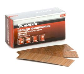 Финишные гвозди MATRIX шпильки 23GA для пн. нейлера финишного 5000 шт 57675 