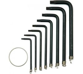 Набор торцовых ключей 8 предметов TOYA Т10-Т40 на кольце 56600 