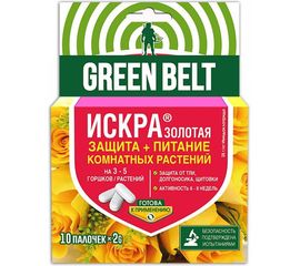 Удобрение для комнатных растений Грин Бэлт Искра ПАЛОЧКИ 10 шт. 01-439 