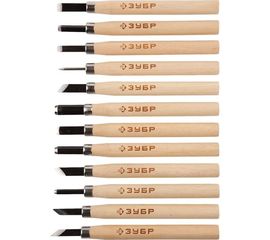 Резцы фигурные профессиональные Эксперт 12 шт Зубр 18375-h12 