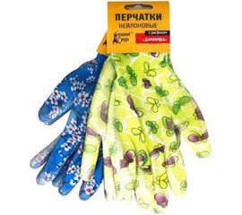 Нейлоновые перчатки с рисунком Домашний Сундук ДАЧНИЦА ДС-218 