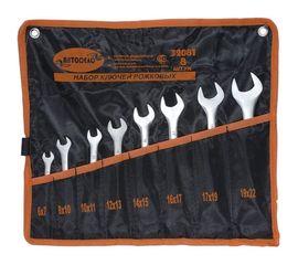 Набор рожковых ключей 8 шт сумка АвтоDело 32081 13490 