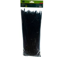 Пластиковые хомуты СИБРТЕХ, 300 х 8 мм, черные, 100 шт 45573 