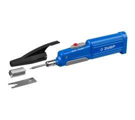 Паяльник Зубр ПРОФЕССИОНАЛ беспроводной на батарейках, высокотемпературное жало, 3xAA, 6Вт 55410_z01 