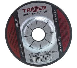 Диск зачистной по металлу (115х6х22.2 мм) для УШМ ТРИГГЕР 7032 тов-157537 