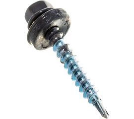 Кровельный саморез крепежная техника серый графит RAL 7024, 4.8х35 мм, 250 шт 420370 БК 