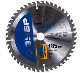 Диск пильный "Чистый рез" (185х20 мм; 48Т) по дереву Зубр 36905-185-20-48 