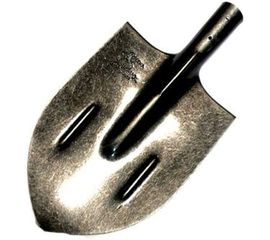 Штыковая лопата без черенка Репка 115650 заточенная, рельсовая сталь 1.6 мм 12431 