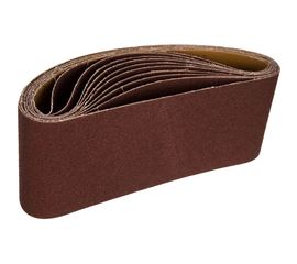 Лента шлифовальная (10 шт; 100х610 мм; P80) ПРАКТИКА 037-923 