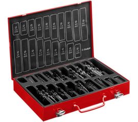 Набор сверл по металлу МАСТЕР 1-10 мм, быстрорежущая сталь, класс В Зубр 29605-H370 