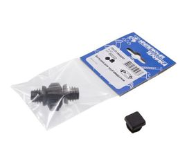 Квадратная заглушка для труб крепежная техника 15х15 мм 4 шт 60022 