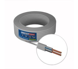 Провод ПУНПбм Мастер Тока 2х2.5 белый 20м МТ1412 