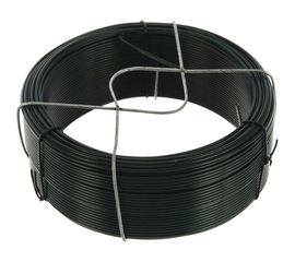 Проволока с ПВХ покрытием СИБРТЕХ зеленая 1,2мм длина 50м 47771 