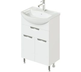 Напольная тумба с раковиной ИТАНА Nrava Aqua Адель 60 600х440х870 с ящиком 11458 