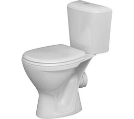 Унитаз-компакт Santeri PRO, горизонтальный выпуск, 1-режим, сиденье полипропилен, Воротынск 450922 