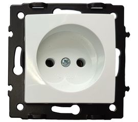 Розетка ECON Камелия 2П 10А 250В белая без рамки K003B 