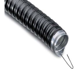 Металлорукав в ПВХ изоляции REXANT МРПИнг-20 50 м с зондом 28-0120-50 