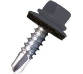 Саморез по металлу Daxmer св. №2 4,8х19 RAL 7024 11515 