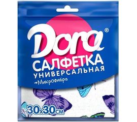 Универсальная салфетка из микрофибры Dora с рисунком, 30 х 30 см 2001-027 