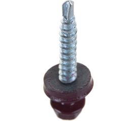 Кровельный саморез BARTEX красный 4.8х38 пакет 15шт 211736 