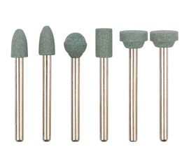 Шарошки силиконово-карбидные (6 шт; P120) FIT IT 36925 