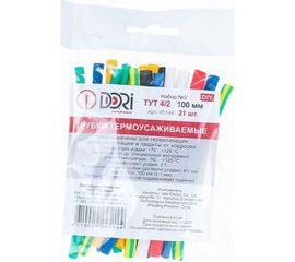 Набор термоусаживаемах трубок DORI ТУТ 4/2 21 шт, 100мм 45144 