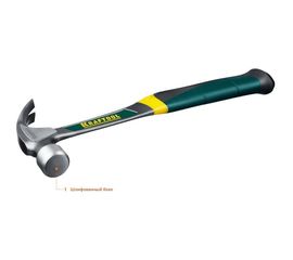 Молоток-гвоздодер 560 г KRAFTOOL 20270 