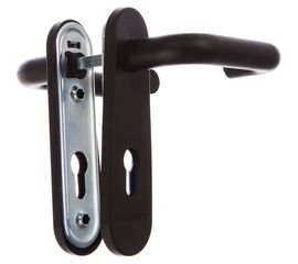 Гарнитур для пожарных дверей DOORLOCK V S38KP/F PZ72 серия Variant, на короткой накладке, черный, подпружиненная, А=47-75мм 79050 