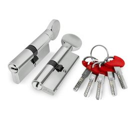 Цилиндровый механизм Fuaro D-PRO502/80 mm /40+10+30/ CP хром 5 кл. 37757 