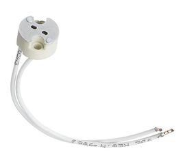 Патрон DORI GU5.3, керамический, провод 15 см, сечение 0,75 мм2 45786 