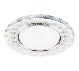 Светильник с подсветкой FERON 20LED 2835 4000K, 15W GX53, без лампы, прозрачный, хром, CD4030 32653 