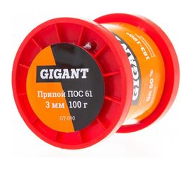Припой ПОС 61, проволока 3 мм, 100 г Gigant GT-090 
