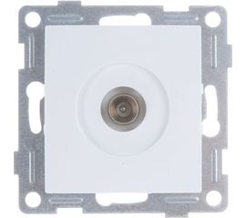 Механизм антенной розетки GUSI ELECTRIC Bravo одинарной, СУ, белый С10А1-001 