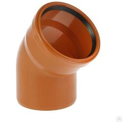 Отвод для наружной канализации Flextron 110x15 градусов SVK-KN3011015 