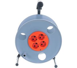 Катушка без провода GLANZEN 4 гнезда, с заземлением Ф270мм EL-00-270Z00-00006425 