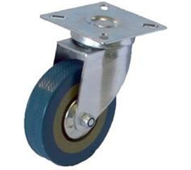 Колесо серая резина поворотное SCG93 75 мм MFK-TORG 3053075 