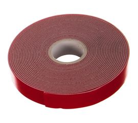 Двухсторонняя клейкая лента MEGAPOWER 15мм х 5м профессиональная красный ET-155PRO 