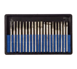 Шарошки алмазные (20 шт; хвостовик 3 мм) MOS 36480М 