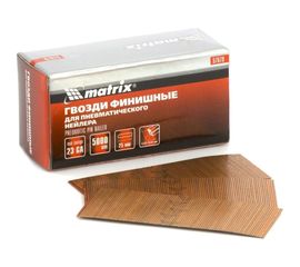 Гвозди финишные 23GA (5000 шт; 25 мм; 0.64х0.64 мм) MATRIX 57679 