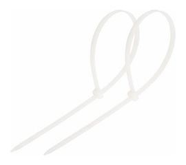 Нейлоновая хомут-стяжка REXANT 250x3,6 мм, белая, упаковка 25 шт. 07-0250-25 