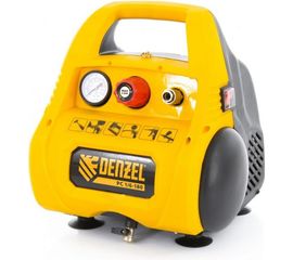 Воздушный безмасляный компрессор DENZEL РС 1 6-180, 1,1 кВт, 180 л мин, 6 л 58057 