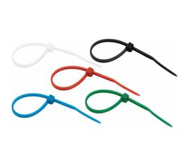 Нейлоновая хомут-стяжка REXANT 80x2,5 мм, цветная, упаковка 25 шт. 07-0088-25 