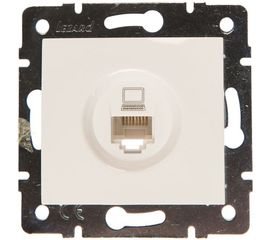 Компьютерная розетка LEZARD KARINA белая 707-0288-139 