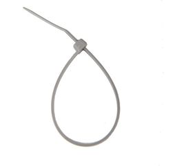 Кабельная нейлоновая хомут-стяжка REXANT 200x3,6 мм, серая, упаковка 100 шт. 07-0200-3 