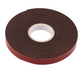 Двухсторонняя клейкая лента REXANT серый, на HBA акриловой основе, 9 мм, ролик 5 м 09-6009 