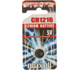 Литиевая батарейка MAXELL CR1216 BL-1 11238800 